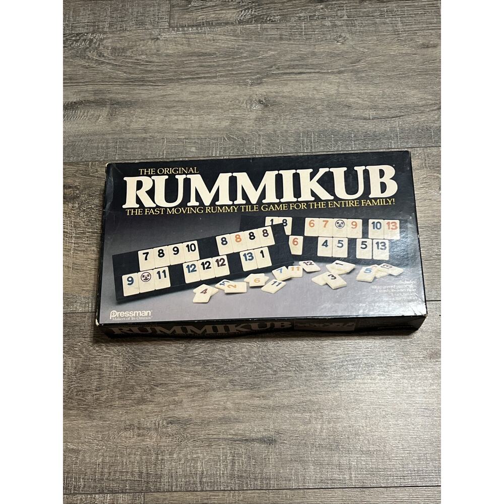 Vintage The Original Rummikub Pressman Game 1980 Rummy Tile Game
